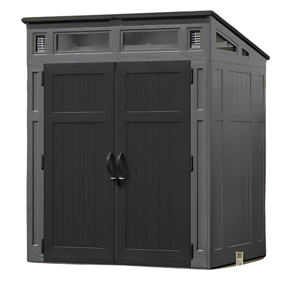 Suncast Modernist® 6 ft. x 5 ft. Storage Shed (Floor Included) BMS6583