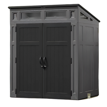 Suncast Modernist® 6 ft. x 5 ft. Storage Shed (Floor Included) BMS6583