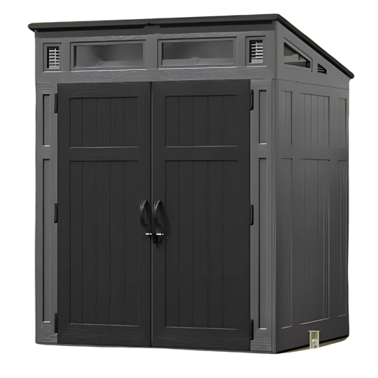 Suncast Modernist® 6 ft. x 5 ft. Storage Shed (Floor Included) BMS6583