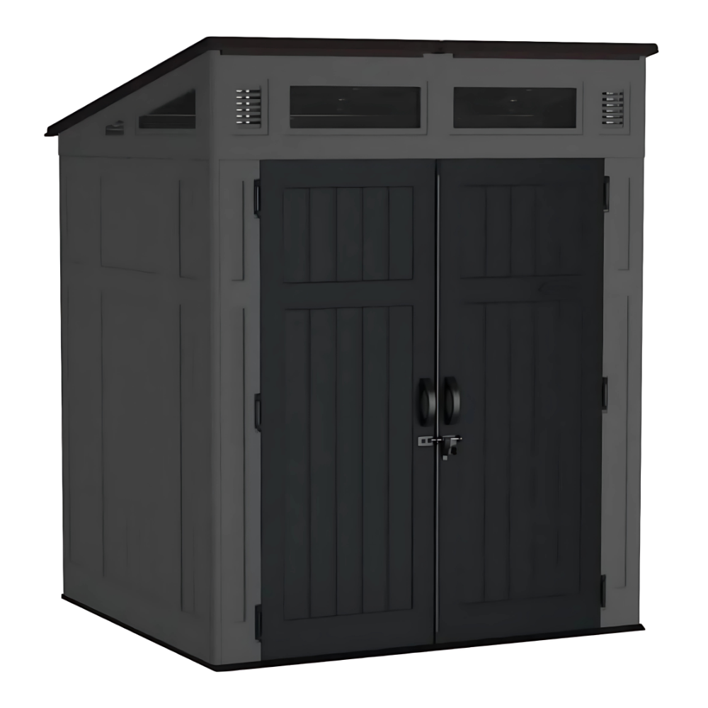 Suncast Modernist® 6 ft. x 5 ft. Storage Shed (Floor Included) BMS6583